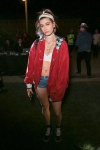 Hailey Baldwin Coachella 2016 Nylon party