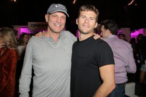 Marc Luzzatto and Scott Eastwood Coachella 2016 Nylon party