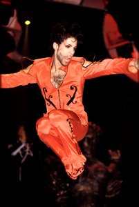Prince performing In Rotterdam, Holland 1987.