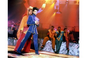 Prince with his band "The New Power Generation", 1991.