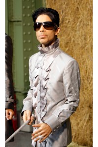 Prince at the presentation of Chanel's Spring 2010 collection, 2009.