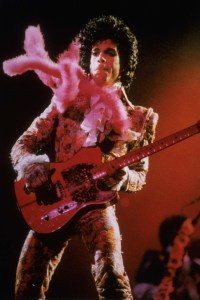 Prince performing in Houston, January 11, 1985.