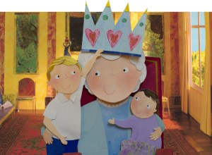 'The Birthday Crown' Queen Elizabeth Prince George Princess Charlotte