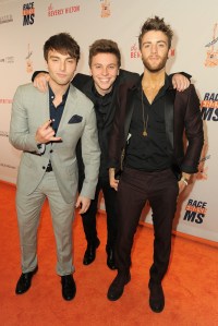 Wesley Stromberg, Keaton Stromberg and Drew Chadwick of Emblem3 23rd Annual Race To Erase MS Gala