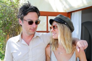 Zach Braff and Janell Shirtcliff Coachella 2016 The Retreat