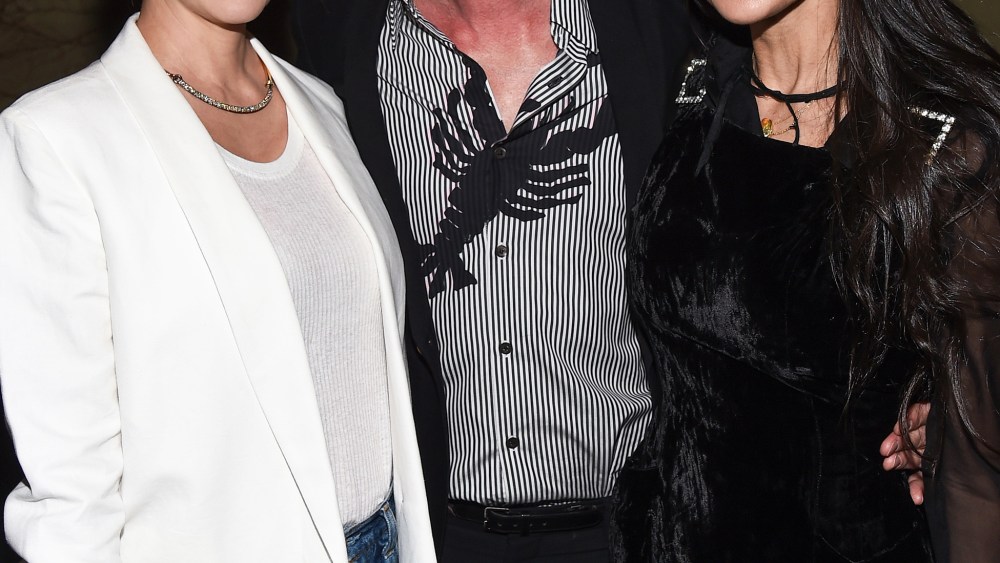 January Jones, Bruno Frisoni and Demi Moore