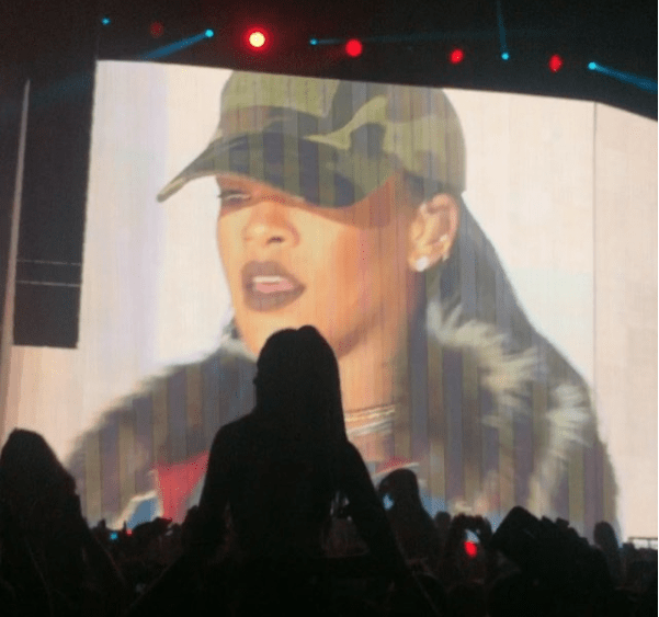 Rihanna Surprises Coachella During Calvin Harris Set