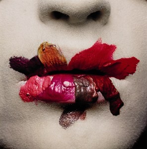 ‘Mouth (For L’Oréal), New York’, 1986 by Irving Penn