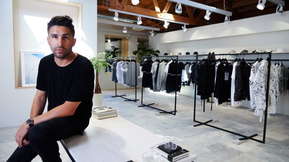 Chris Stamp in Stampd Los Angeles store
