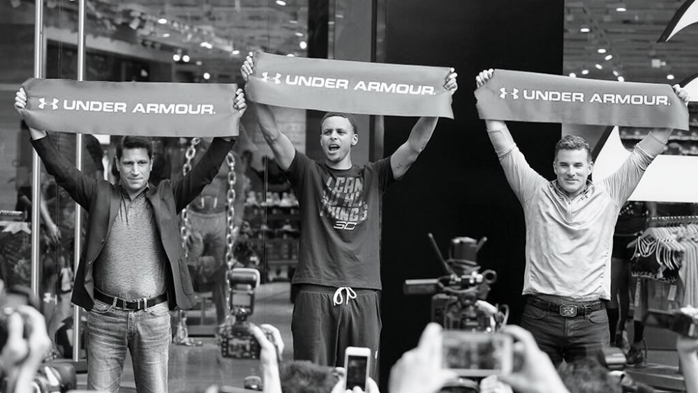 Under Armour Kevin Plank And Stephen Curry