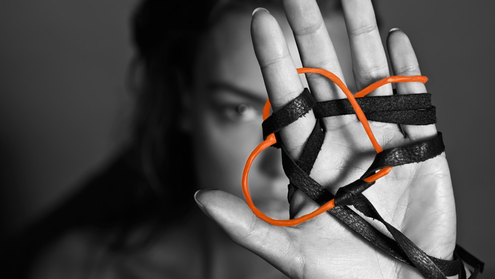 Orange Heart Necklace SeeMe UN Trust Fund