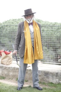 On the grounds at the Hyères festival.
