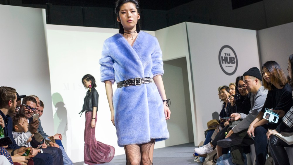 A runway look at The Hub in Shanghai.