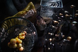 A visual from the Baker's ad campaign, shot by Tony Duran