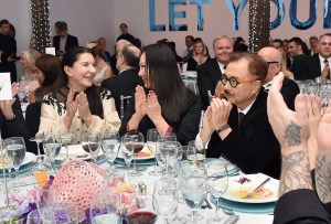 Marina Abramovic, Eva and Michael Chow 2016 Tribeca Ball