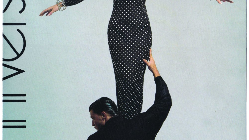 Christy Turlington with Gianni Versace