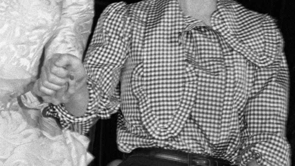 Carolina Herrera at her first runway show on April 27, 1981 at the Metropolitan Club in New York City.