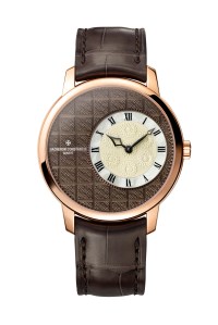 Vacheron Constantin Métiers d’Art Élégance Sartoriale Windowpane watch.