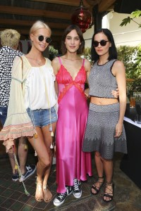 Poppy Delevingne, Alexa Chung and Leigh Lezark Villoid Fashion App Party