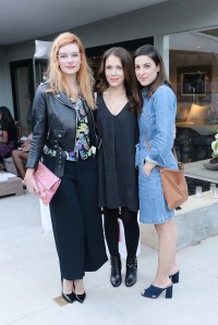 Kelly Oxford, Marla Sokoloff and Lindsay Sloane Vince Camuto Ashlee Margolis party