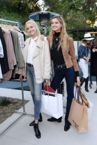 Baylee Soles and Kelsey Soles Vince Camuto Ashlee Margolis party