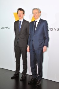 Frederic Arnault and Bernard Arnault at Louis Vuitton Cocktails in Toyko