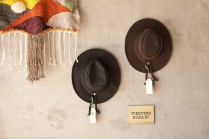 A Western Darlin' display inside Wild West Brooklyn.