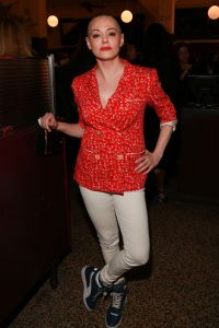 Rose McGowan at the 2016 Tribeca Women's Filmmaker Luncheon