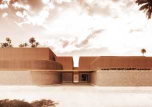 The exterior of the Musée Yves Saint Laurent Marrakech