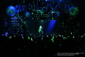 Hatsune Miku in concert.