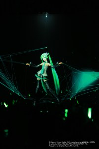 Hatsune Miku in concert.