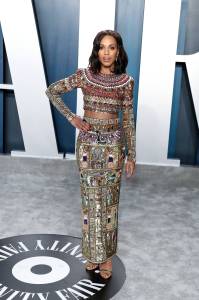 BEVERLY HILLS, LOS ANGELES, CALIFORNIA, USA - FEBRUARY 09: 2020 Vanity Fair Oscar Party held at the Wallis Annenberg Center for the Performing Arts on February 9, 2020 in Beverly Hills, Los Angeles, California, United States. 09 Feb 2020 Pictured: Kerry Washington. Photo credit: Xavier Collin/Image Press Agency/MEGA TheMegaAgency.com +1 888 505 6342 (Mega Agency TagID: MEGA606508_060.jpg) [Photo via Mega Agency]