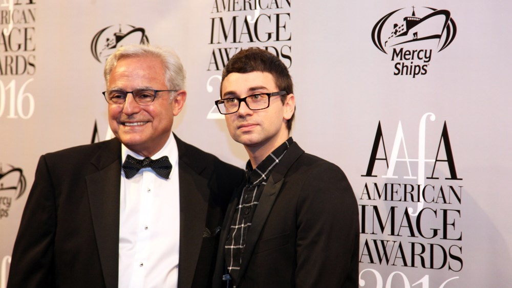Rick Helfenbein and Christian Siriano