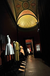 The atmosphere at the exhibit.
