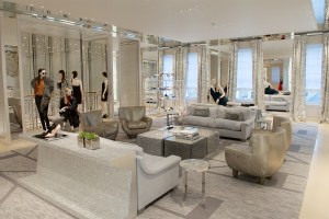 View of the shoe salon.