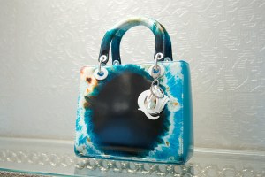 Limited edition Lady Dior bag interpreted by sculptor Marc Quinn.