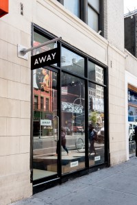 The Away travel concept store in Manhattan.