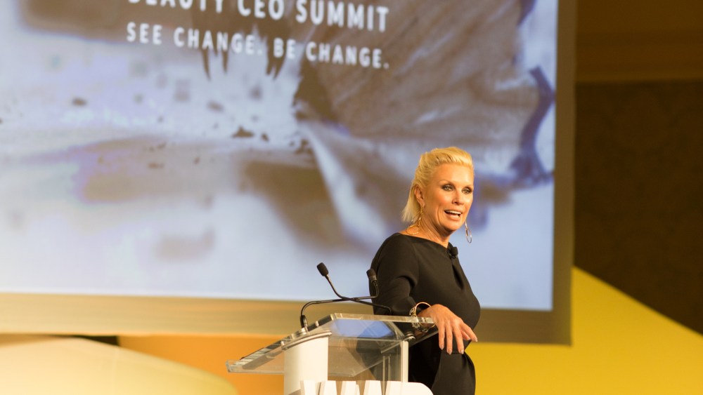 Karen Buglisi Weiler at the 2016 WWD Beauty CEO Summit