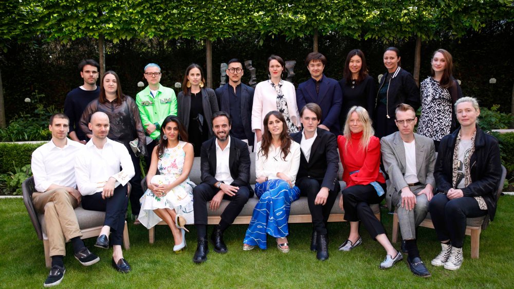 Paulo Almeida, Marta Marques, Fyodor Podgomy, Anna Laub, Eudon Choi, Holly Fulton, Huishan Zhang, Rejina Pyo, Caroline Rush, Phoebe English, Levi Palmer, Matthew Harding, Megha Mittal, José Neves, Tania Fares, Gareth Pugh, Luella Bartley, Sid Bryan and Cozette McCreery