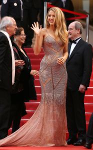 Blake Lively in Versace at 2016 Cannes Film Festival