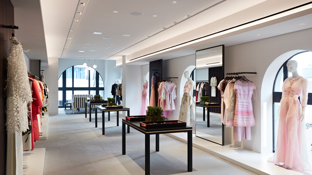 The Carolina Herrera boutique on Rodeo Drive.