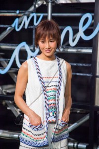 Chen Ran at the Chanel Paris in Rome collection showcase in Beijing.