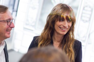 Caroline de Maigret at the Chanel Paris in Rome collection showcase in Beijing.