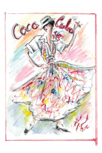 A sketch by Karl Lagerfeld.