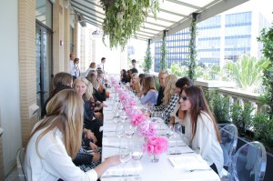 The atmosphere at the Delvaux Lunch.