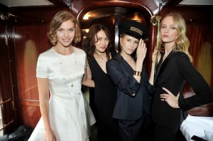 Arizona Muse, Olga Kurylenko, Elena Perminova and Daria Strokous Front Row at Dior Cruise 2017