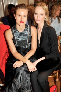 Olympia Scarry and Daria Strokous Front Row at Dior Cruise 2017