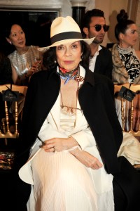 Bianca Jagger Front Row at Dior Cruise 2017