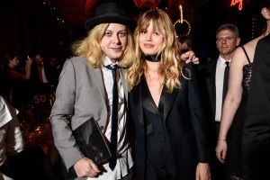 A guest and Georgia May Jagger