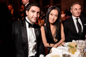Evan Lysacek, Vera Wang, and Edgar Huber